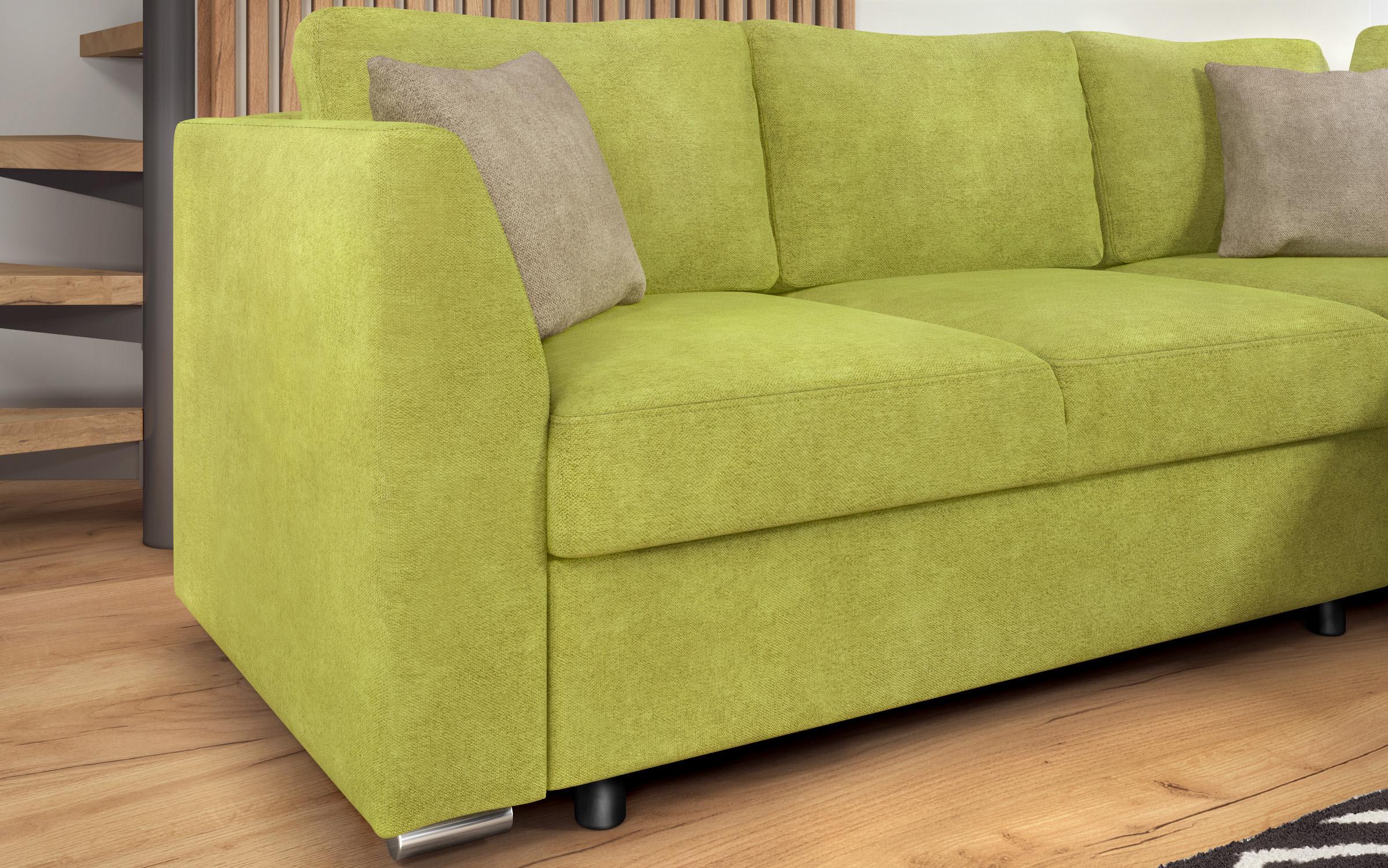 Coltar extensibil Toscana S, verde + maro deschis  7